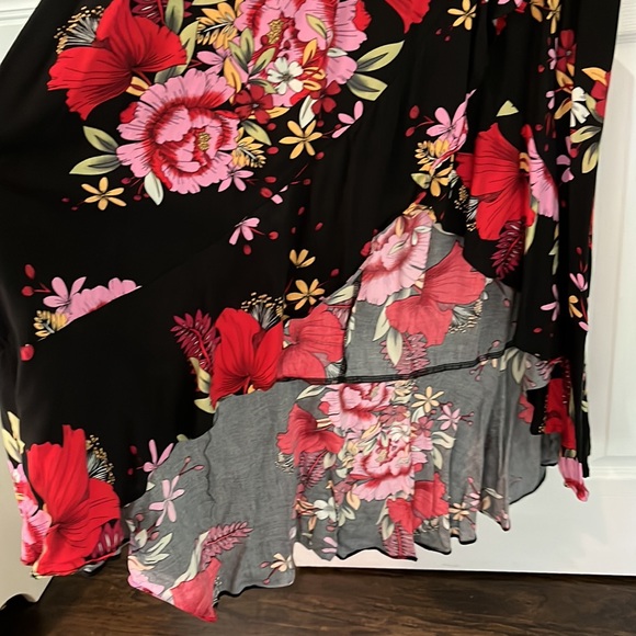 Hawaiian print high low dress - Picture 4 of 4